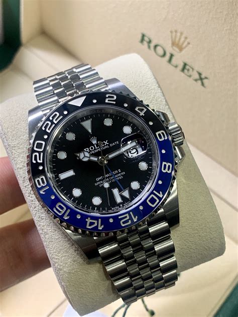 rolex gmt ii batman|Rolex gmt master 11 Batman.